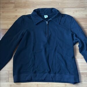 Old Navy Women’s Stylish Black Zip-Up Sweater Size XXL